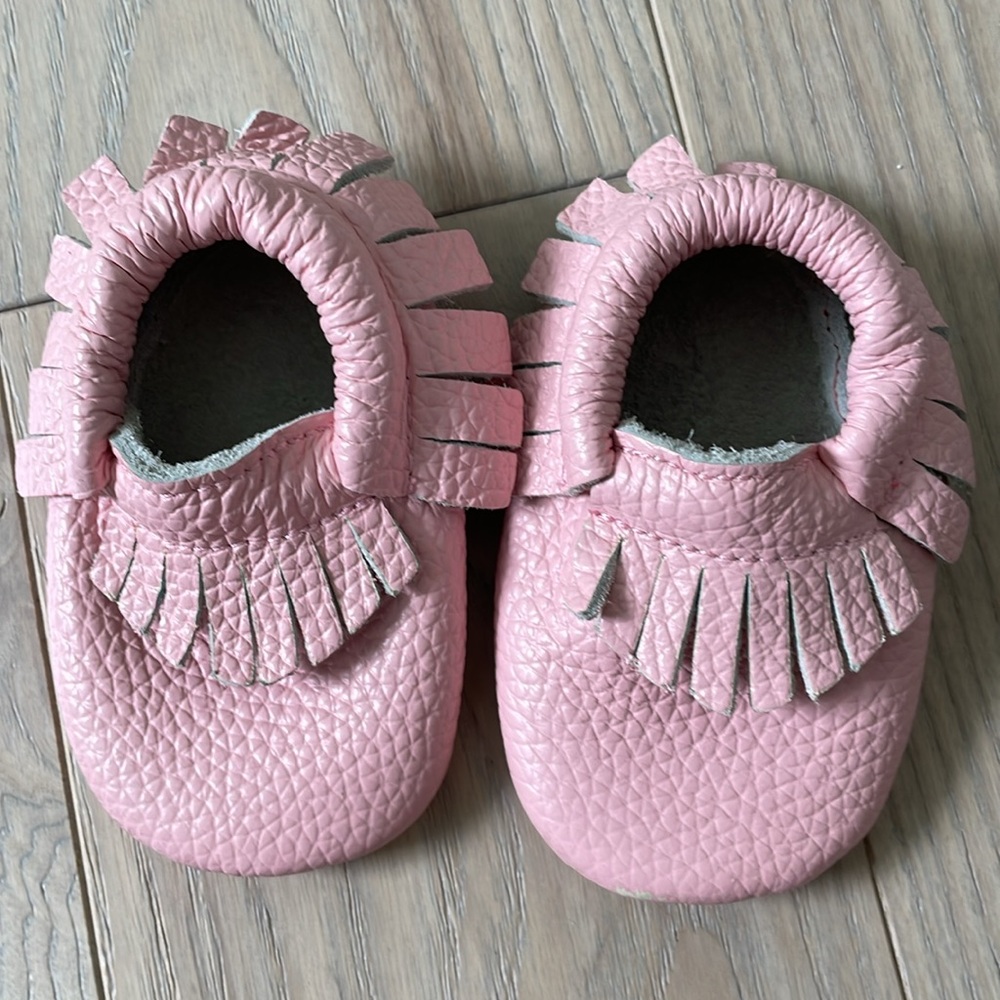 Genuine Leather Baby Booties
